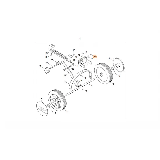 STIHL  Nakrętka samozabezpieczająca M8 9214 320 1100